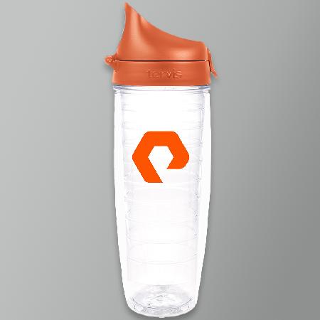 Clear Tervis Water Bottle